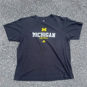 Michigan Wolverines Adidas Football shirt Size XL